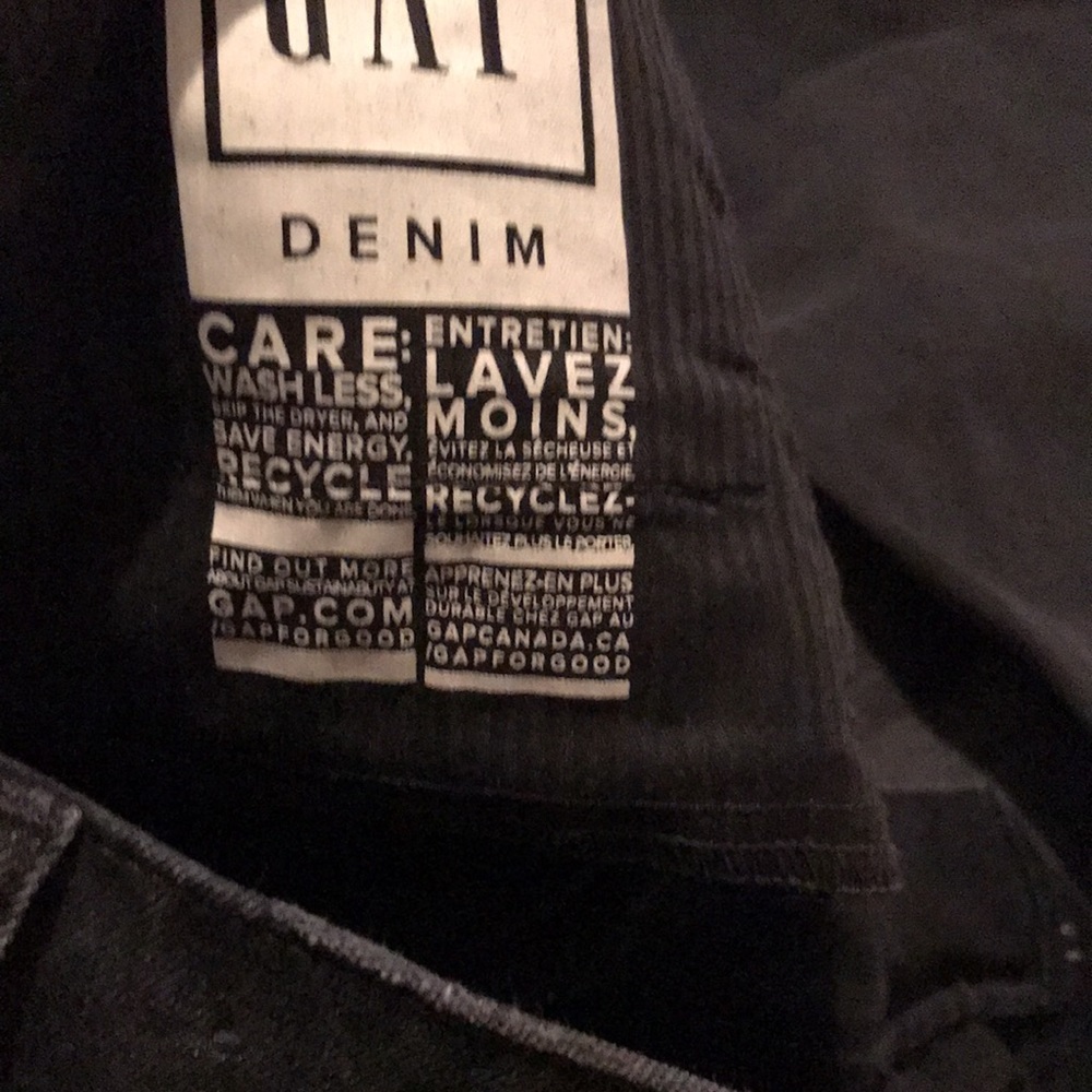 Gap denim flare high-rise washed out black never been worn - Picture 2 of 5